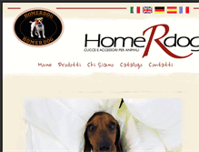 Tablet Screenshot of homerdog-srl.com